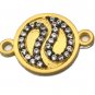 Disc Connector; Gold Connector; Bracelet ConnectoDIY Jewelry Disc Charm DIY Jewelry Default Title