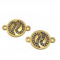 Disc Connector; Gold Connector; Bracelet ConnectoDIY Jewelry Disc Charm DIY Jewelry Default Title