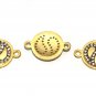 Disc Connector; Gold Connector; Bracelet ConnectoDIY Jewelry Disc Charm DIY Jewelry Default Title