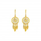 Dream Catcher Earrings in 14k Yellow Gold Yellow Gold