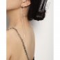 Elegant Beads Women 925 Sterling Silver Dangling Earring(Single) Rhodium (Single)