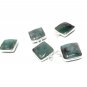 Emerald Charms; Gemstone Charms; Sterling Silver CharmsBracelet Charms 14X11mm 1 Pc Default Title