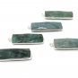 Emerald Charms; Gemstone Charms; Sterling Silver CharDIY Earrings 31.75X10.5mm 1 Pc Default Title