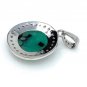 Emerald Diamond Pendant; NMay Birthstone Pendant Pave Diamond Pendant 1.15' x 0.75' Default Title