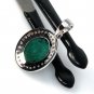 Emerald Diamond Pendant; NMay Birthstone Pendant Pave Diamond Pendant 1.20' x 0.75' Default Title