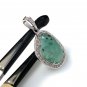 Emerald Diamond Pendant; NMay Birthstone Pendant Pave Diamond Pendant 1.25' x 0.75' Default Title