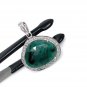 Emerald Diamond Pendant; NatuMay Birthstone Pendant Pave Diamond Pendant 1.25' x 1' Default Title