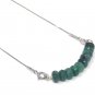 Emerald Necklace; GemstoneMay Birthstone Necklace Layering Necklace Healing Jewelry Default Title
