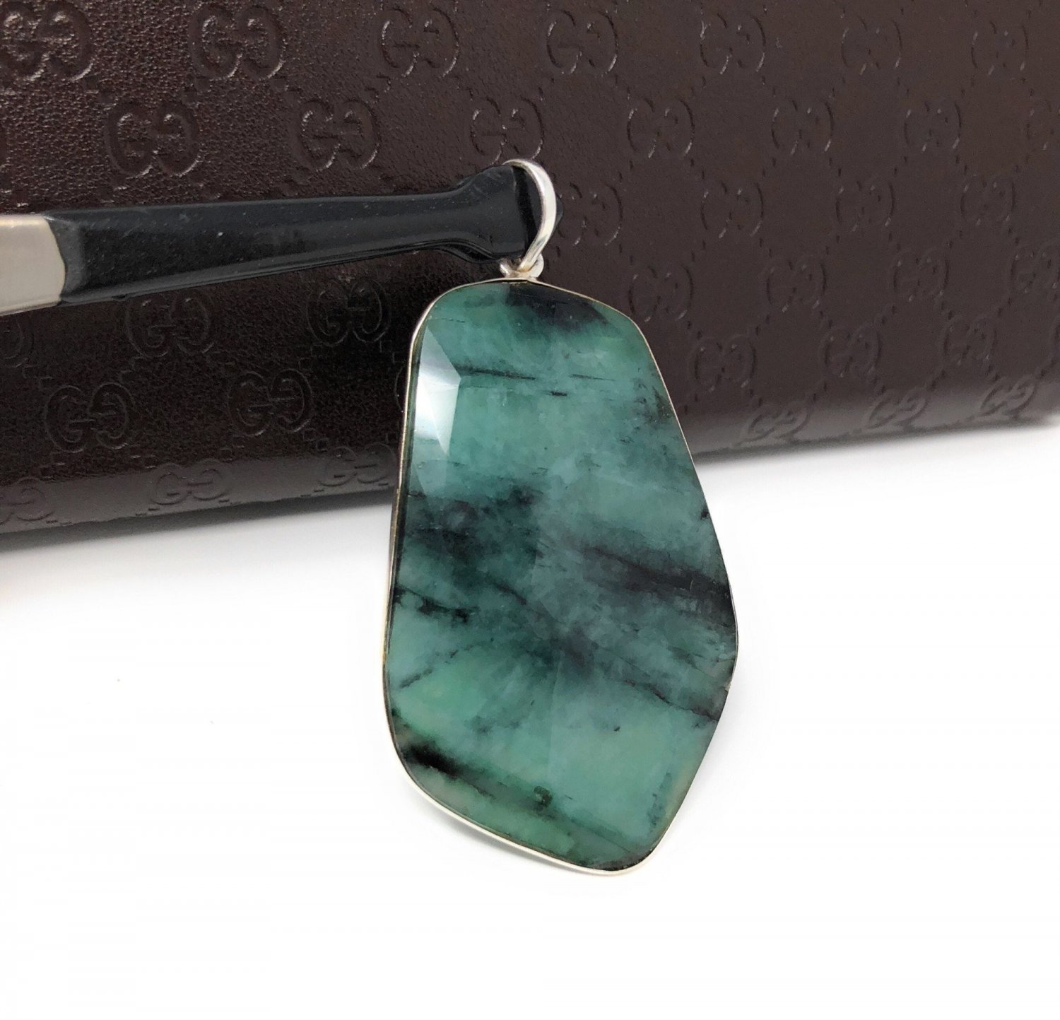 Emerald PendantGemstone Pendant May Birthstone Jewelry Wholesale DIY Jewelry Making Default Title
