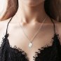 Envelope Locket Necklace Message Pendant Gift Stainless Steel Jewelry gold