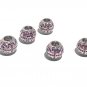 European Beads; Large Hole Bead; Jewelry Findings; MBig Hole Flag Bead 12x10mm 1 Pc Default Title