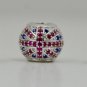 European Beads; Large Hole Bead; Jewelry Findings; MBig Hole Flag Bead 12x10mm 1 Pc Default Title