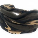 Extra Wide Camouflage Boho HSports Yoga Headband Bandana Headband Scrunchy Headband Default Title