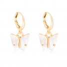 Fashion Hot Selling Earrings Acetate Version Butterfly Earrings Women Colorful Pop Earrings Black