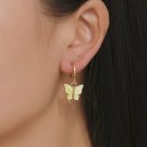 Fashion Hot Selling Earrings Acetate Version Butterfly Earrings Women Colorful Pop Earrings White