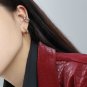 Fashion Irregular Lines Cross Winding 925 Sterling Silver Non-Pierced Earring(Single) SILV_4079
