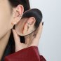 Fashion Irregular Lines Cross Winding 925 Sterling Silver Non-Pierced Earring(Single) SILV_4082