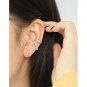 Fashion Simple Spiral Pattern 925 Sterling Silver Non-Pierced Earring(Single) Silver (Single)