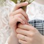 Fashion Three CZ Hive 925 Sterling Silver Adjustable Stacker Ring Rhodium