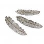 Feather Pendant; Leaf Charm; Jewelry Supplies; DIY Jewelry Jewelry Making CZ Charms Default Title