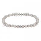 Freshwater Cultured Gray Pearl 5mm Stretch Bracelet B6023FGPL