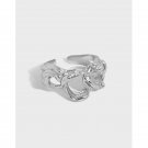Friend's Hollow Knots 925 Sterling Silver Adjustable Ring Yellow Gold