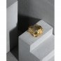 Friend's Hollow Knots 925 Sterling Silver Adjustable Ring Yellow Gold