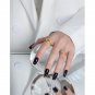 Friend's Hollow Knots 925 Sterling Silver Adjustable Ring Yellow Gold