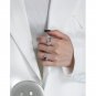 Friend's Hollow Knots 925 Sterling Silver Adjustable Ring Yellow Gold