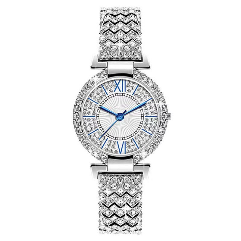Full diamond ladies watch women's watch quartz watch bracelet watch gold
