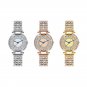 Full diamond ladies watch women's watch quartz watch bracelet watch rose gold