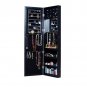 Full length vanity mirror and jewelry storage combination - Black Black