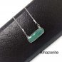 Gemstone Bar Necklace; Minimalist NeckEmerald Silver Minimalist Jewelry Healing Jewelry Amazonite