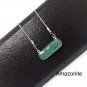 Gemstone Bar Necklace; Minimalist NeEmerald Silver Minimalist Jewelry Healing Jewelry Labradorite