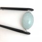 Gemstone Connectors; Aquamarine; Silver Connectors; AqJewelry Making DIY 27x15.75mm Default Title