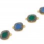 GemstJewelry Findings for DIY Jewelry Making Wholesale Bulk Jewelry Supplies 1 Pc Blue Chalcedony