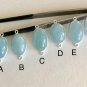 Gemstone Connectors; Silver Connectors; AquamaJewelry Making Natural Gemstone DIY B - 25x14x7