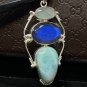 Gemstone Pendant Wire Wrapped Pendant Silver Jewelry Gifts for Her Bohemian Jewelry Default Title