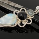Gemstone Pendant Wire Wrapped Pendant Silver Jewelry Gifts for Her Bohemian Jewelry Default Title