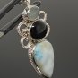 Gemstone Pendant Wire Wrapped Pendant Silver Jewelry Gifts for Her Bohemian Jewelry Default Title