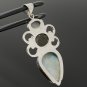 Gemstone Pendant Wire Wrapped Pendant Silver Jewelry Gifts for Her Bohemian Jewelry Default Title