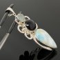 Gemstone Pendant Wire Wrapped Pendant Silver Jewelry Gifts for Her Bohemian Jewelry Default Title
