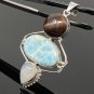 Gemstone Pendant Wire Wrapped Pendant Silver Jewelry Gifts for Her Bohemian Jewelry Default Title
