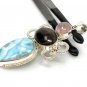 Gemstone Pendant Wire Wrapped Pendant Silver Jewelry Gifts for Her Bohemian Jewelry Default Title