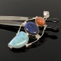 Gemstone Pendant Wire Wrapped Pendant Silver Jewelry Gifts for Her Bohemian Jewelry Default Title
