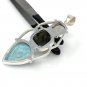 Gemstone Pendant Wire Wrapped Pendant Silver Jewelry Gifts for Her Bohemian Jewelry Default Title