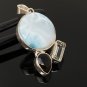 Gemstone Pendant - Larimar;Bohemian Jewelry Larimar Pendant Sterling Silver Jewelry Default Title