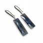 Genuine Blue SPave Diamond Earrings Sterling Silver Gemstone Earrings Gifts for Her Default Title