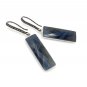 Genuine Blue SPave Diamond Earrings Sterling Silver Gemstone Earrings Gifts for Her Default Title