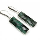 Genuine EmPave Diamond Earrings Sterling Silver Gemstone Bar Earrings Gifts for Her Default Title